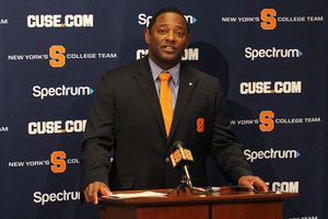 Dino Babers appeared in front of the media to talk about his incoming class of players.